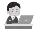 人手不足に悩む会社のイラスト